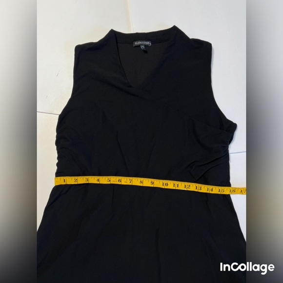 Eileen Fisher Cross Front Sleeveless Dress - Picture 11 of 11